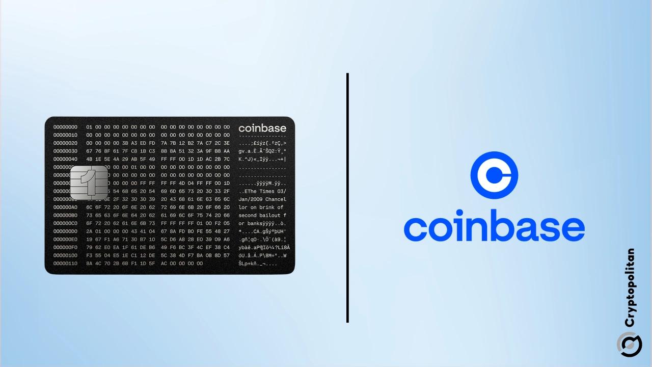 Coinbase launches One Card, promises 4% Bitcoin cashback on every purchase